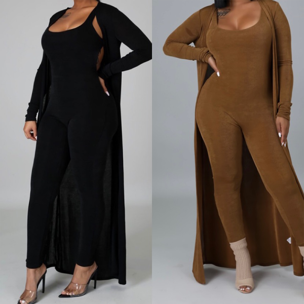 Two Piece Jumpsuit Set