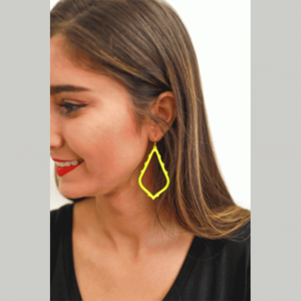 Neon Green earrings