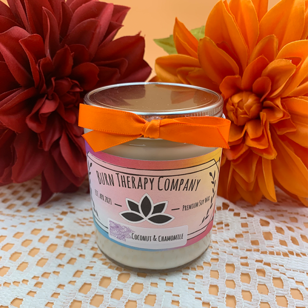 Coconut & Chamomile Soy Wax Candle