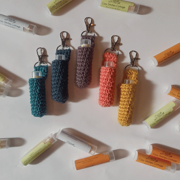 Lip Balm Holder Keychain