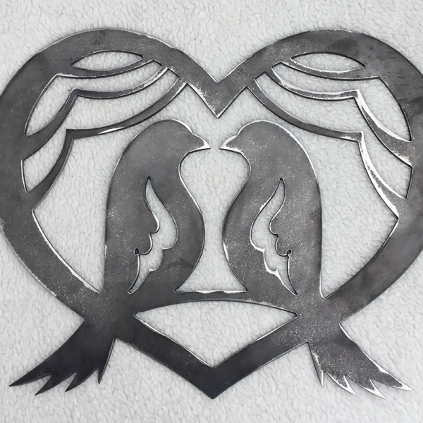 Metal Love Birds