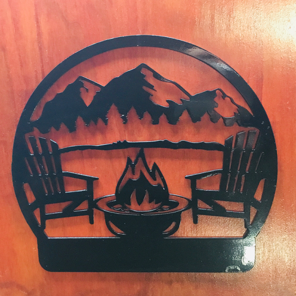 Metal Campfire Sign