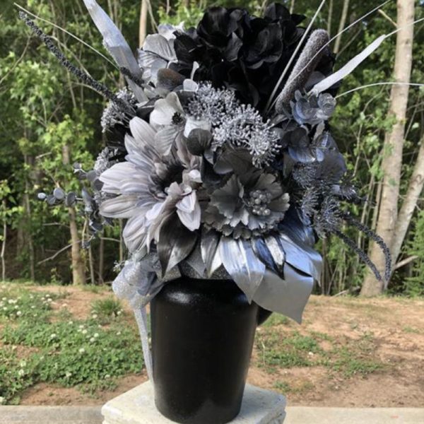 Silver & Black Arrangement