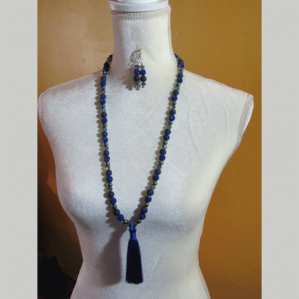 Cobalt Tassel