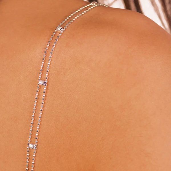 Brazilian Bra Strap - Silver