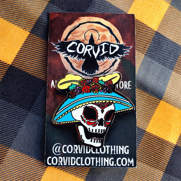 Catrina Skull - Enamel Pin