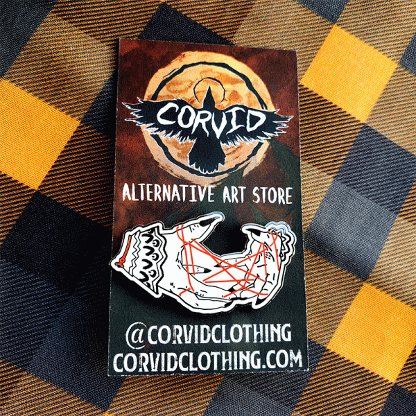 Cat's Cradle Pentagram - Enamel Pin