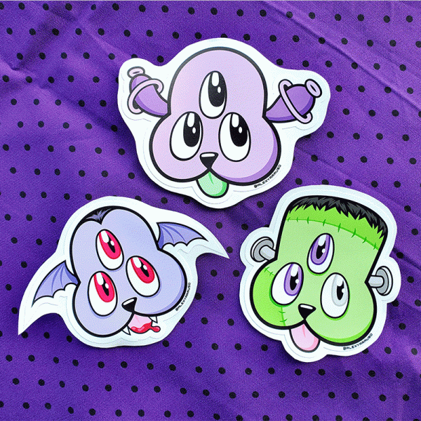 Borf! The Alien Pup - Sticker Pack