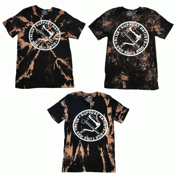 Bleach Tie-Dye Support Artists T-Shirt