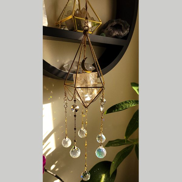 clear quartz suncatcher