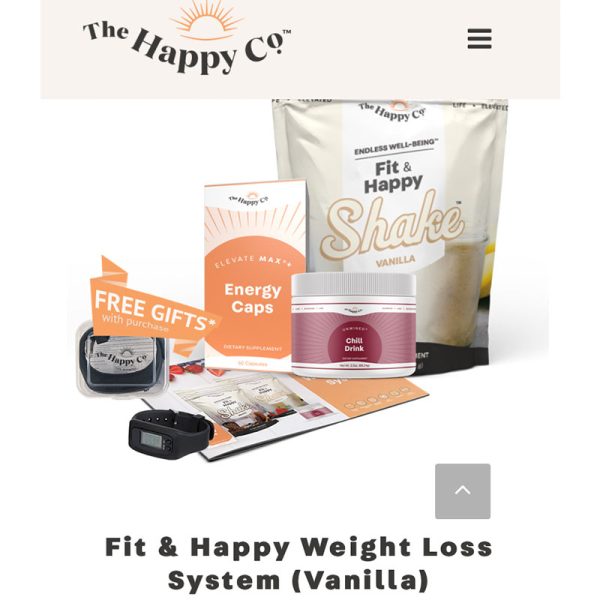 Fit and Happy weight loss system