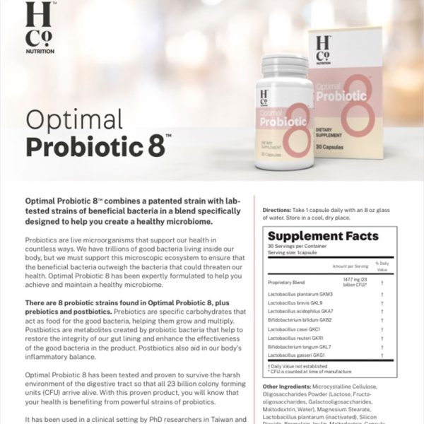 Optimal Probiotics 8