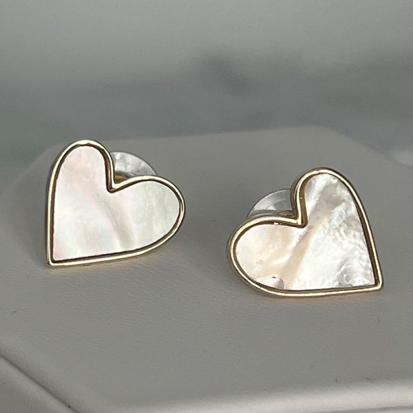 Pearl Heart Shape Earrings